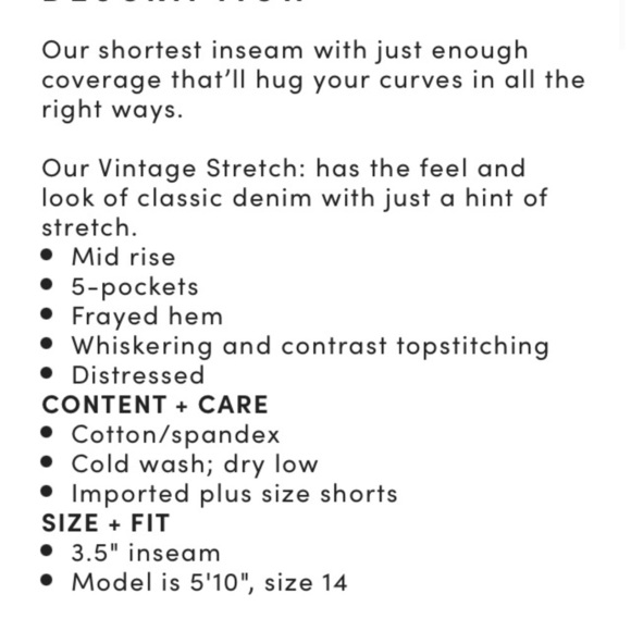 Torrid 20 denim skinny short shorts vintage stretch distressed dark blue 0131 - Picture 10 of 12